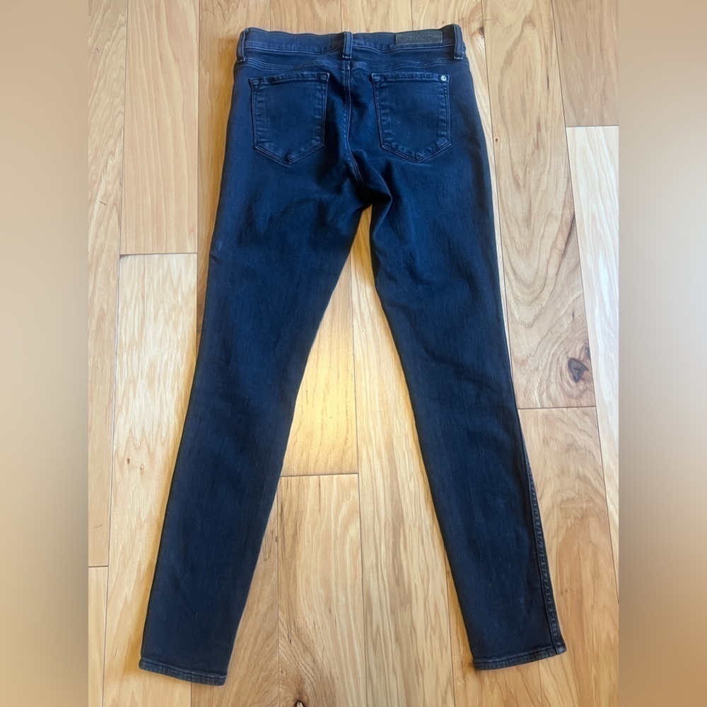 Baldwin Kansas City High Rise Crop Jeans “The Ten” Smoke Black Denim Women’s 29 - Picture 8 of 10